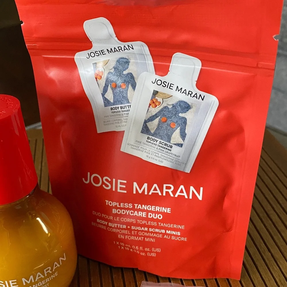 Josie Maran Topless Tangerine 🍊 Set - Picture 3 of 4